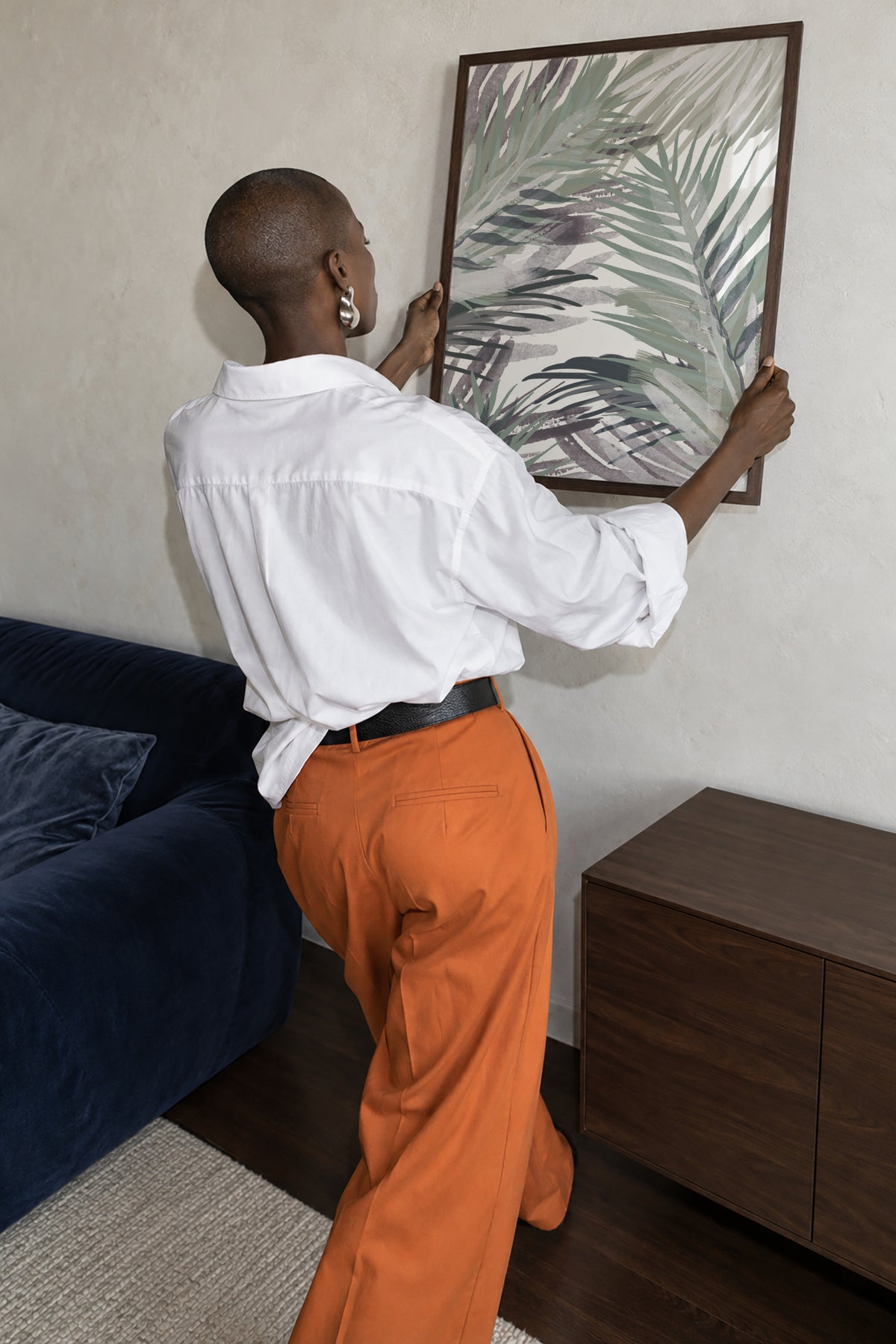 Palm - Framed poster in an interior