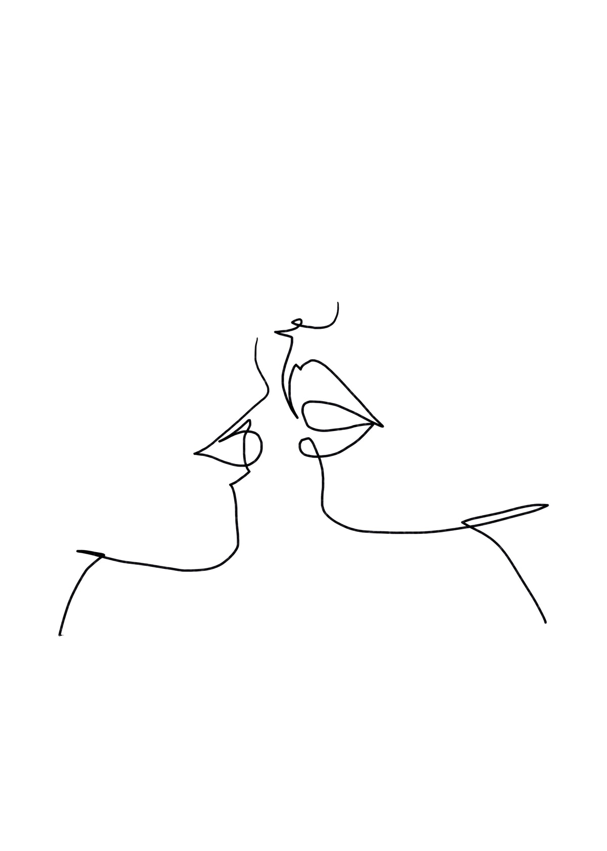 Kiss - Unframed art print