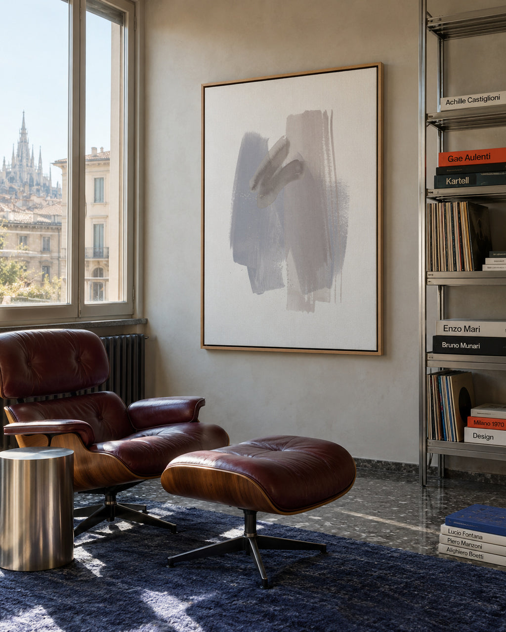 Stroke Venedig - Framed canvas in an interior