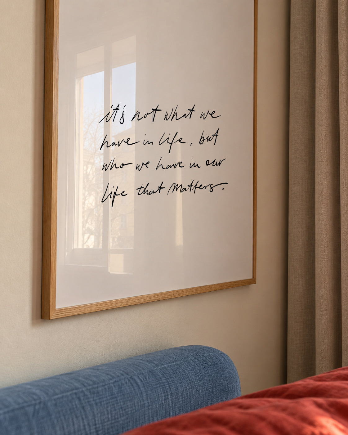 Matters - Framed poster detail
