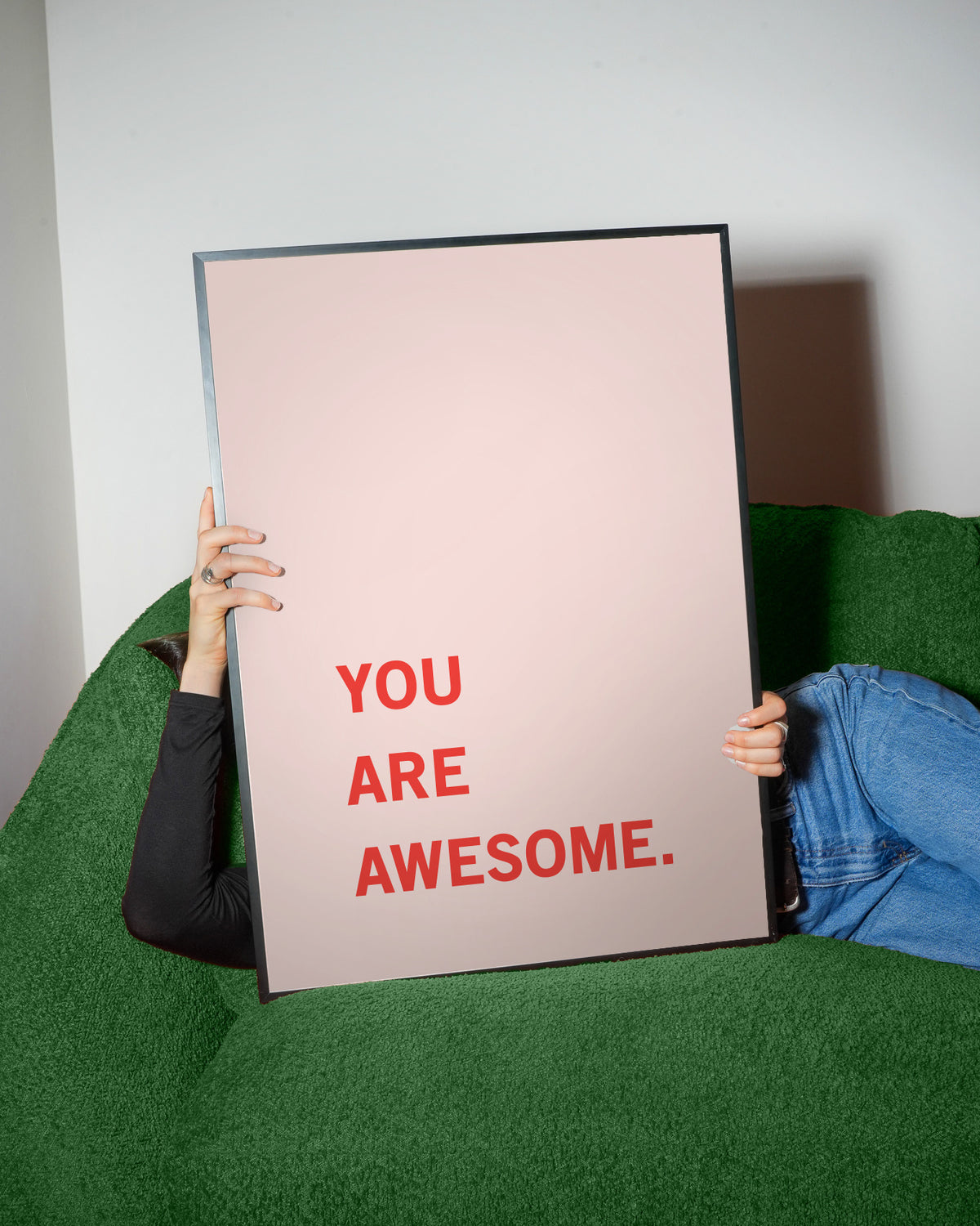 You are awesome! - Framed poster detail