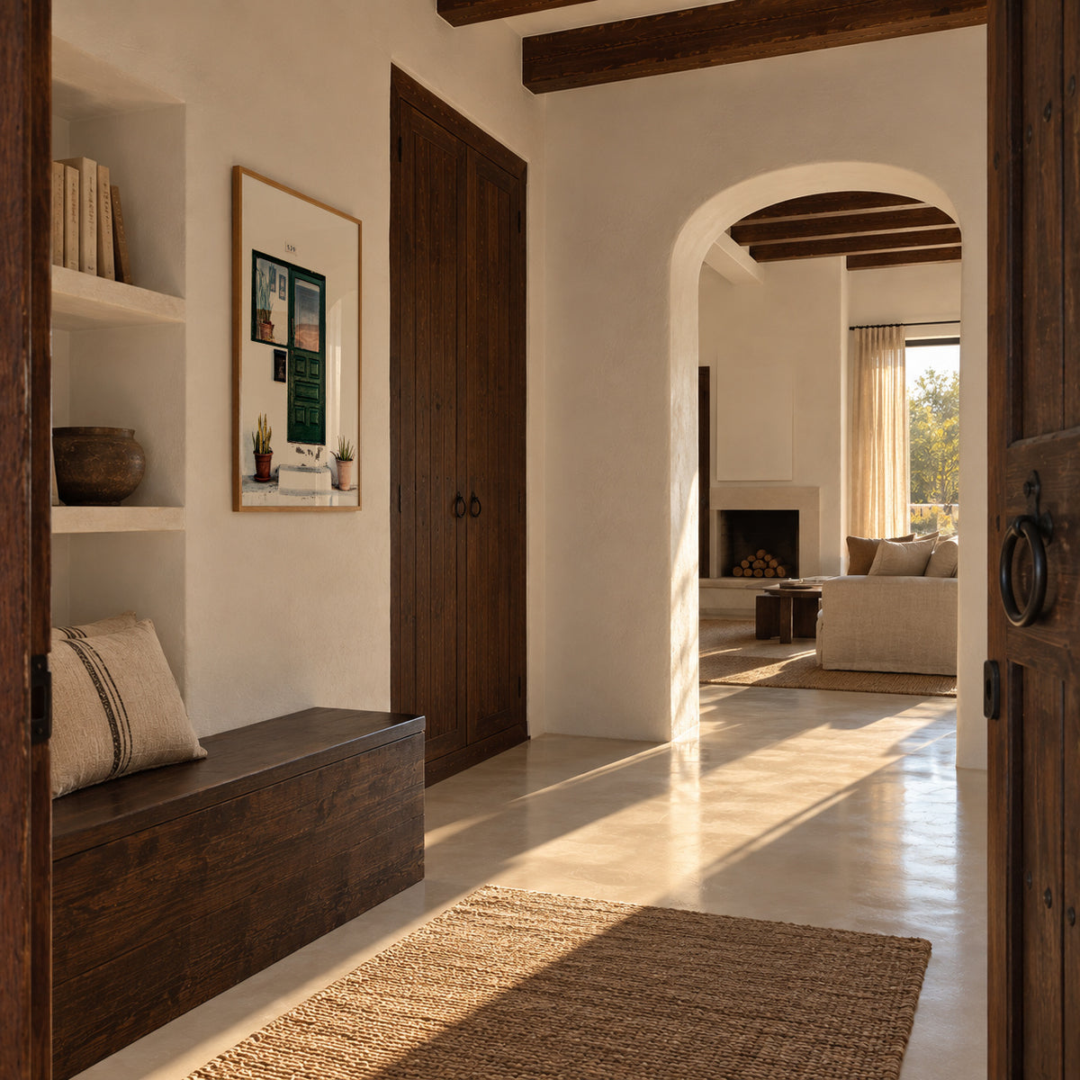 Lanzarote III - Framed poster in an interior