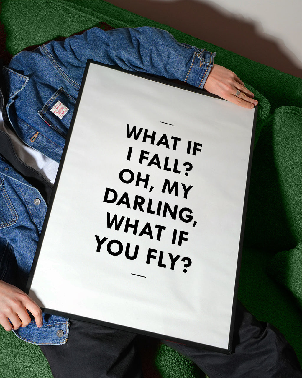What If - Framed poster detail