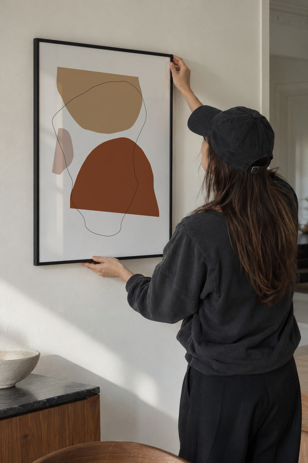 Rendez Vous - Framed poster in an interior