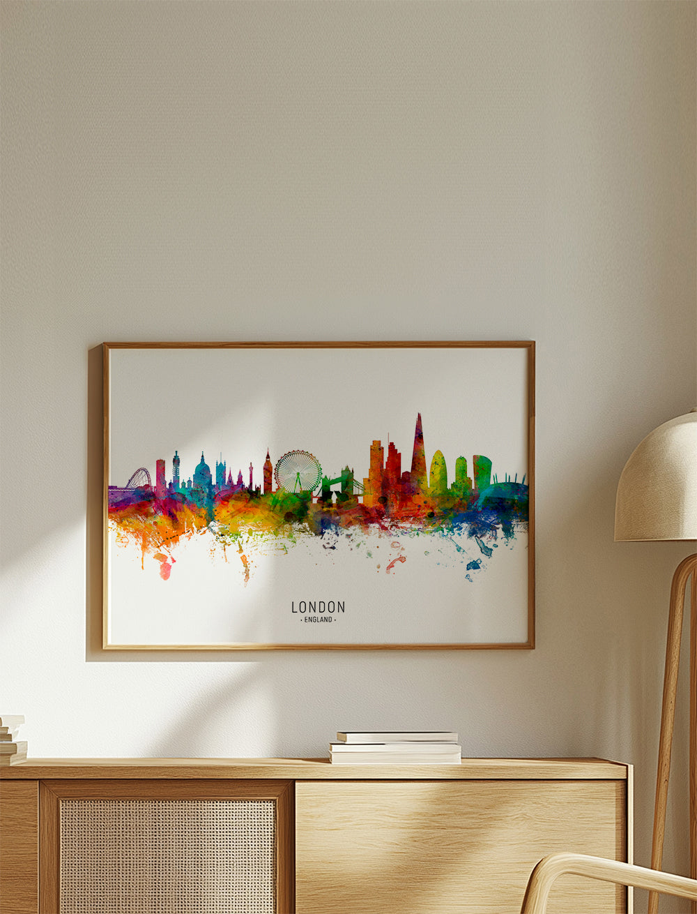 London skyline multicolour