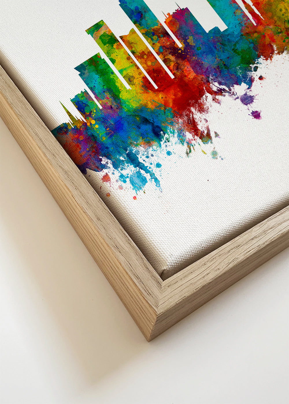 Birmingham skyline multicolour