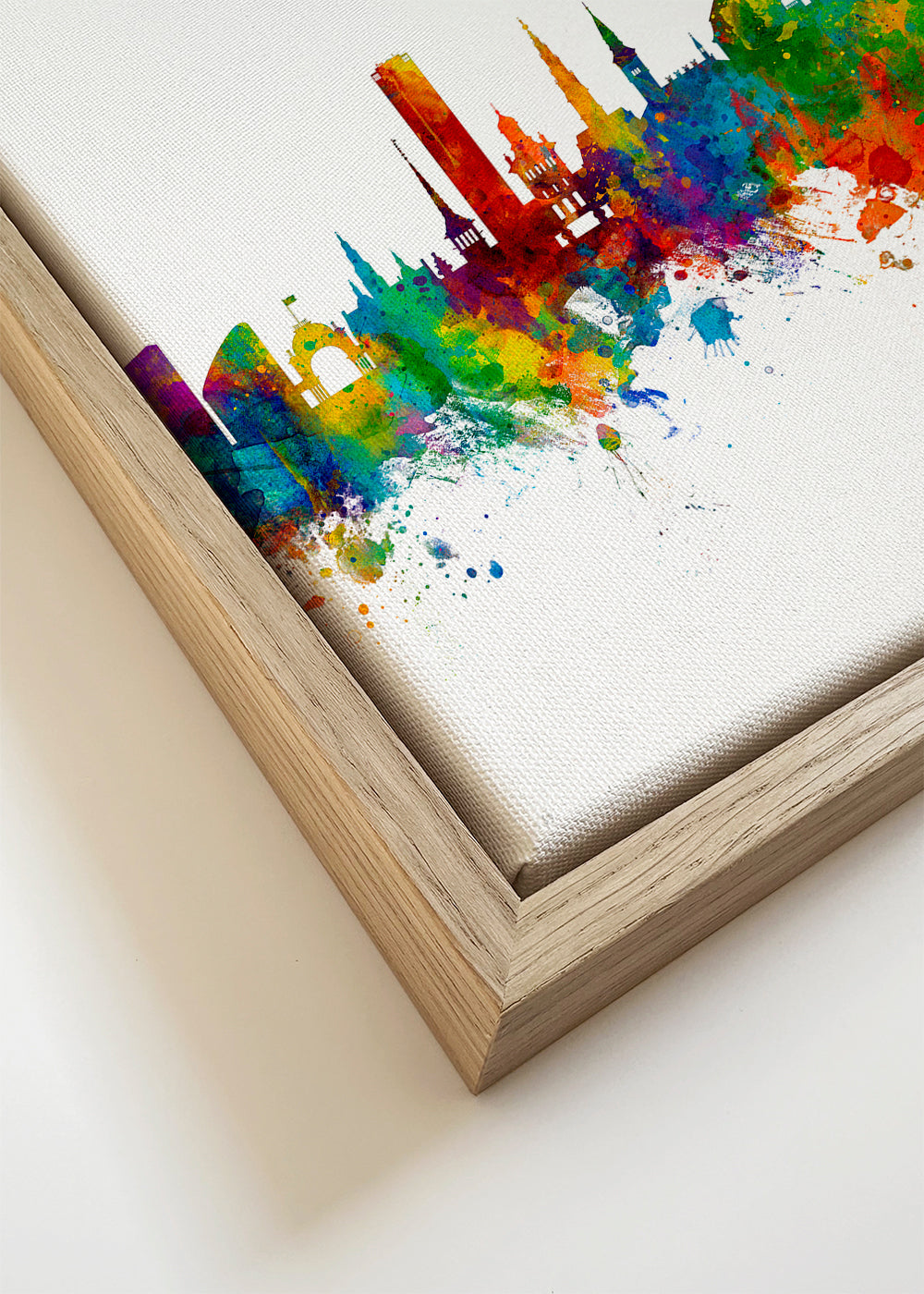 Copenhagen skyline multicolour