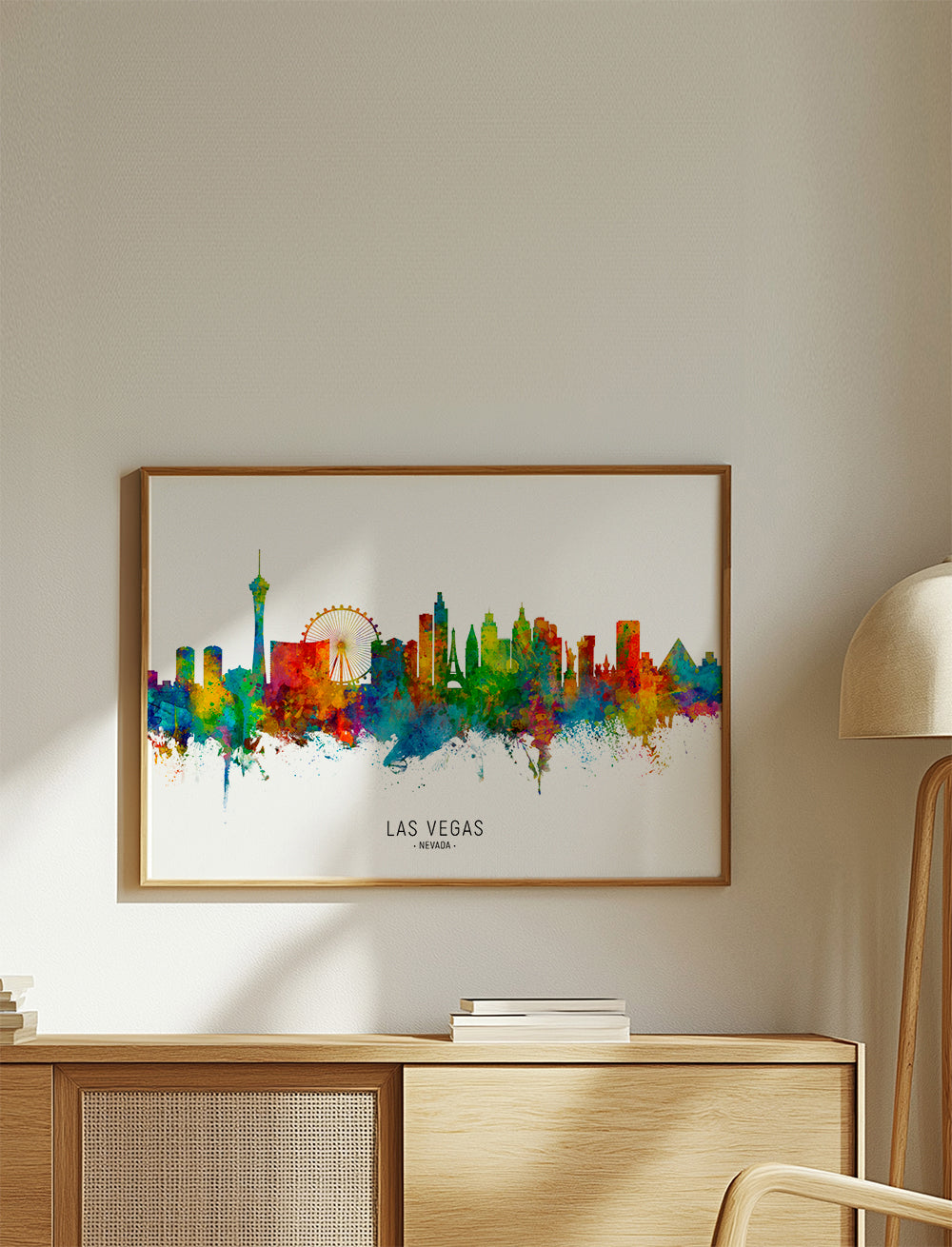 Las Vegas skyline multicolour
