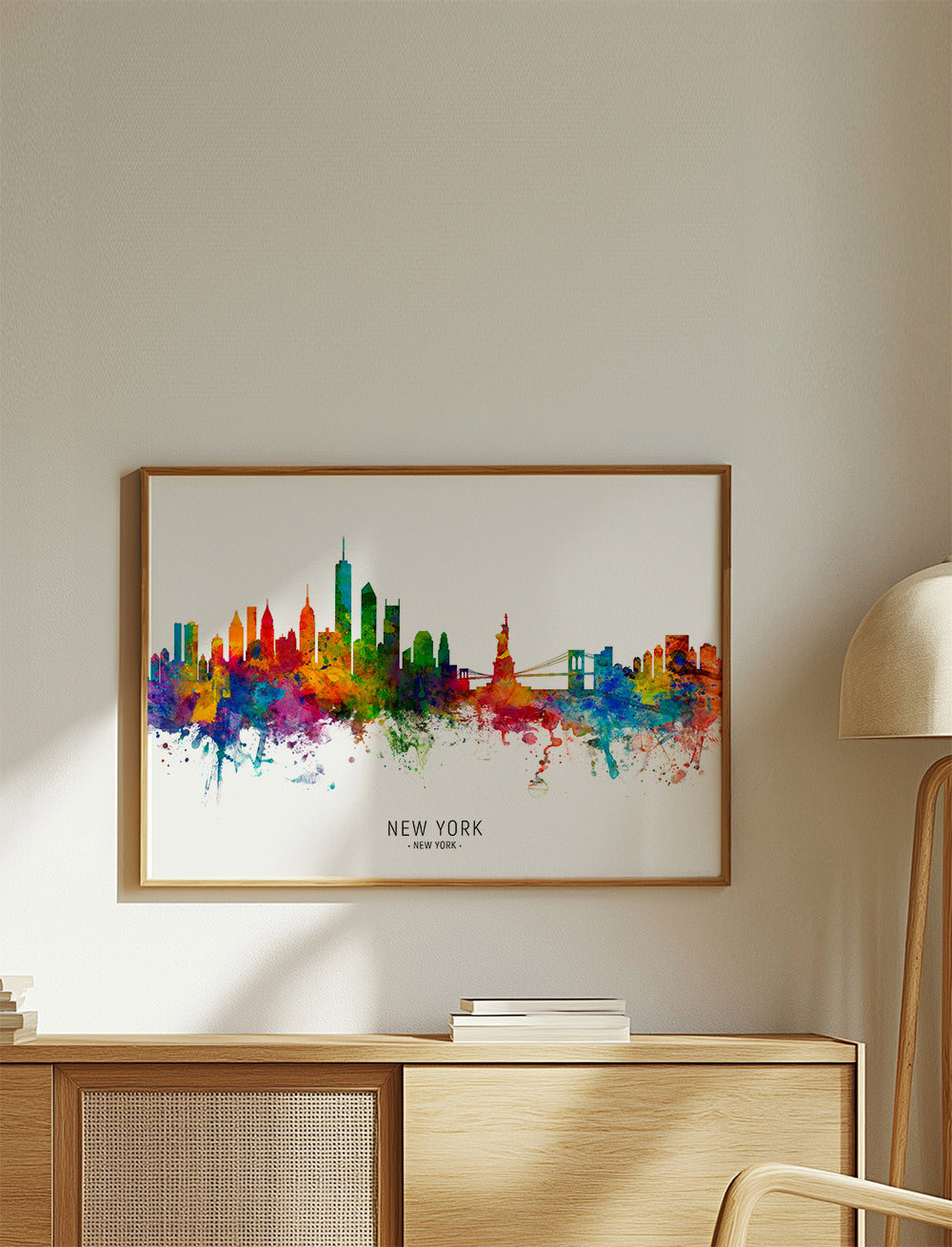 New York skyline multicolour