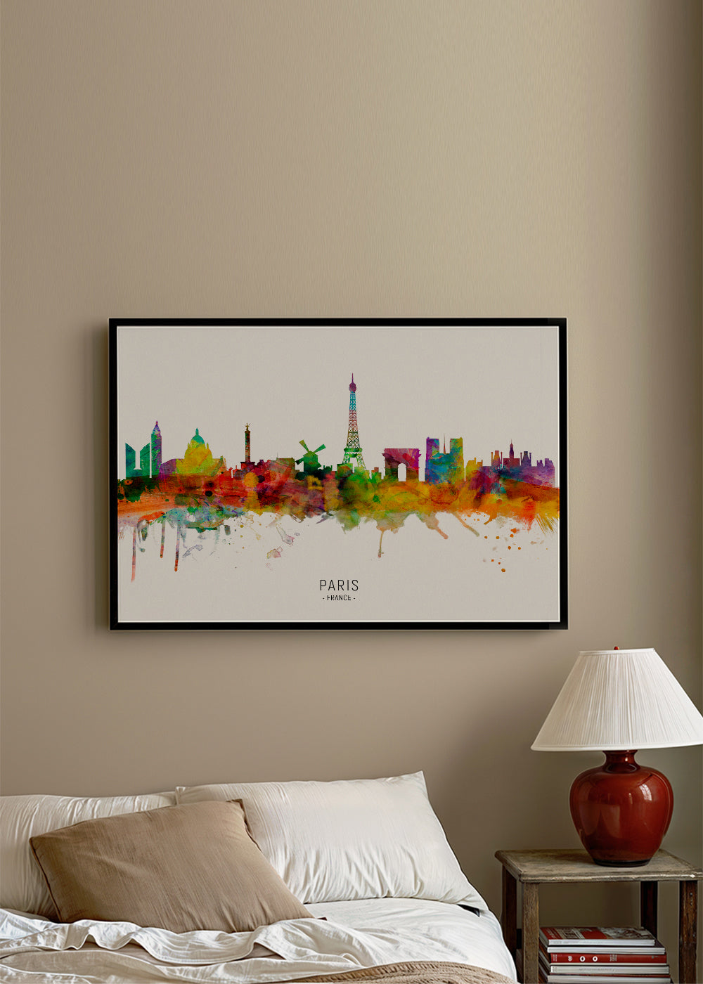 Paris skyline multicolour