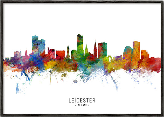 Leicester skyline multicolour