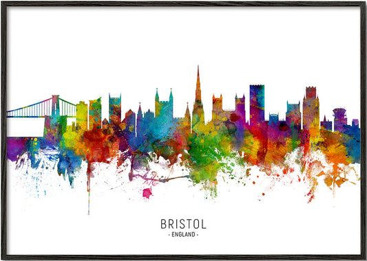 Bristol skyline multicolour