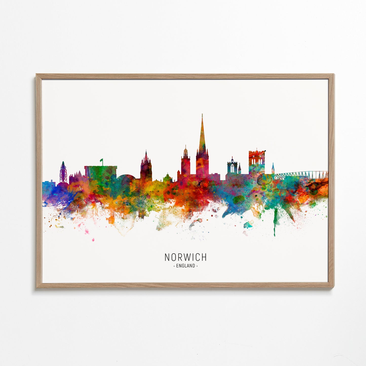 Norwich skyline multicolour