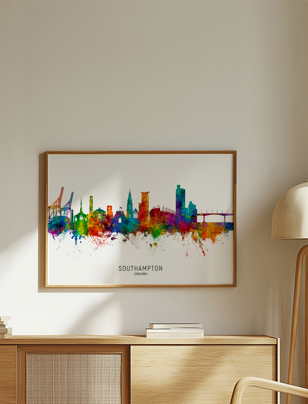 Southampton skyline multicolour