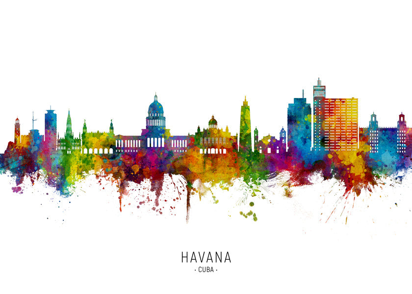 Havana skyline multicolour