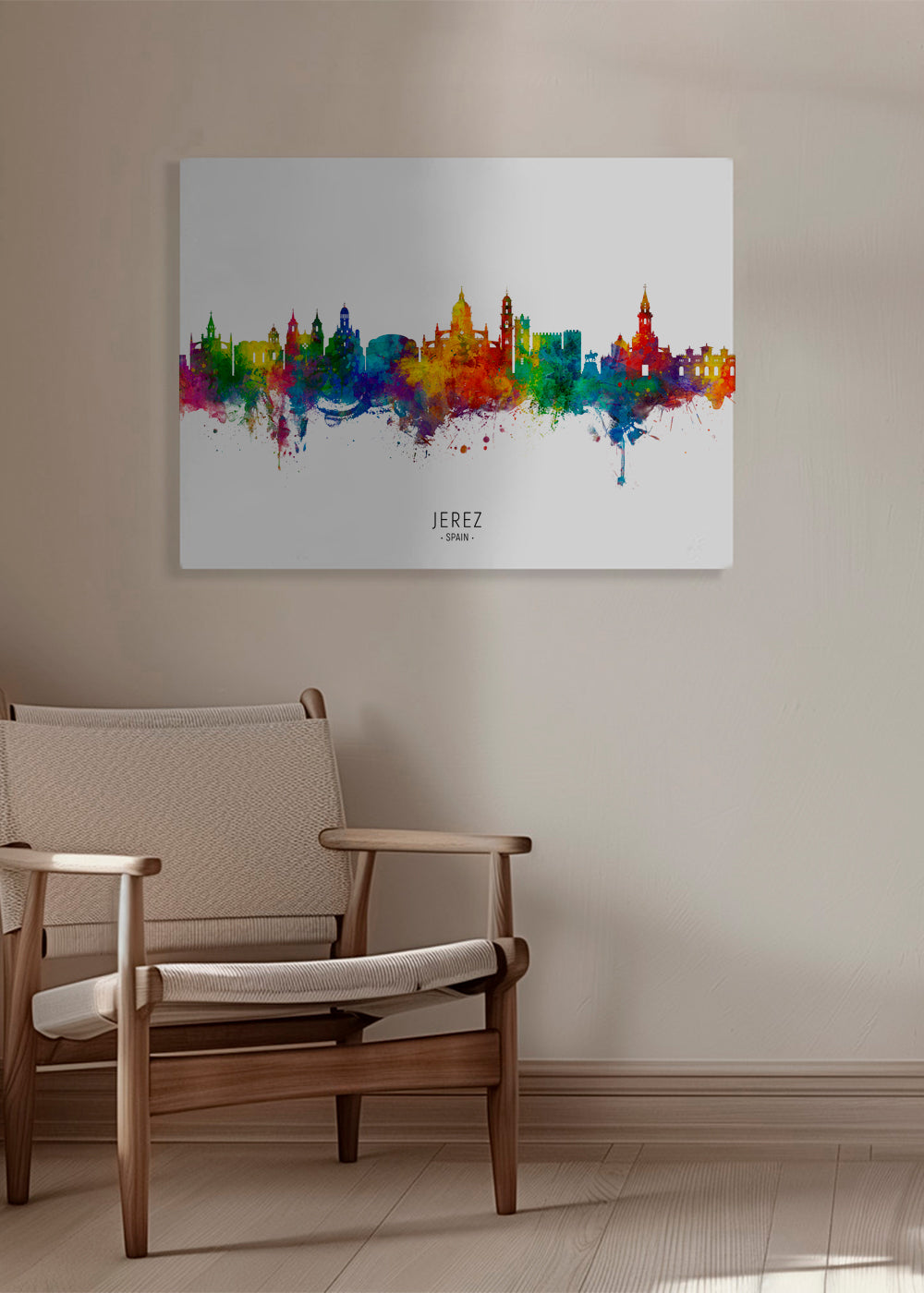 Jerez skyline multicolour