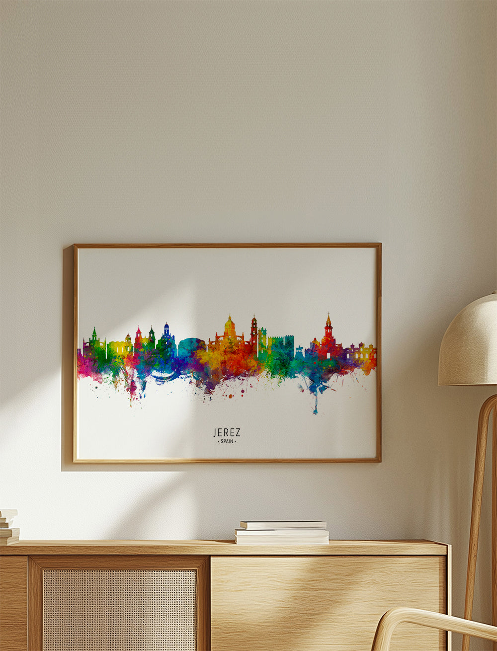 Jerez skyline multicolour