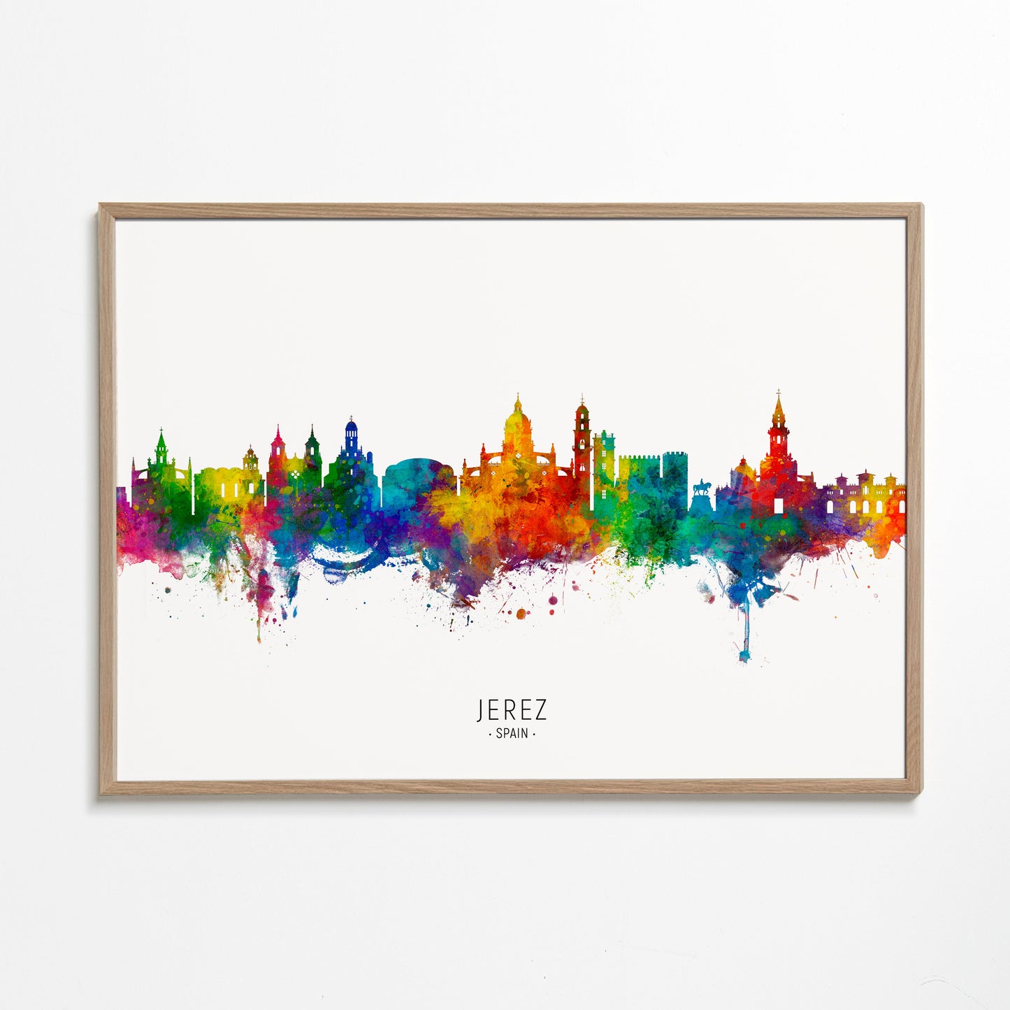 Jerez skyline multicolour