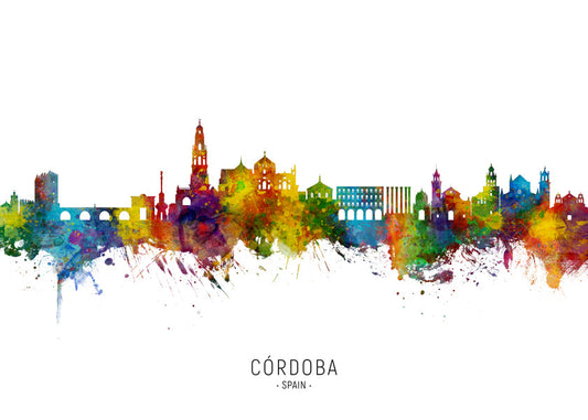 Córdoba skyline multicolour