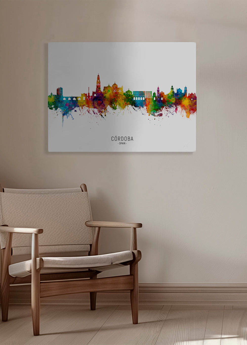 Córdoba skyline multicolour