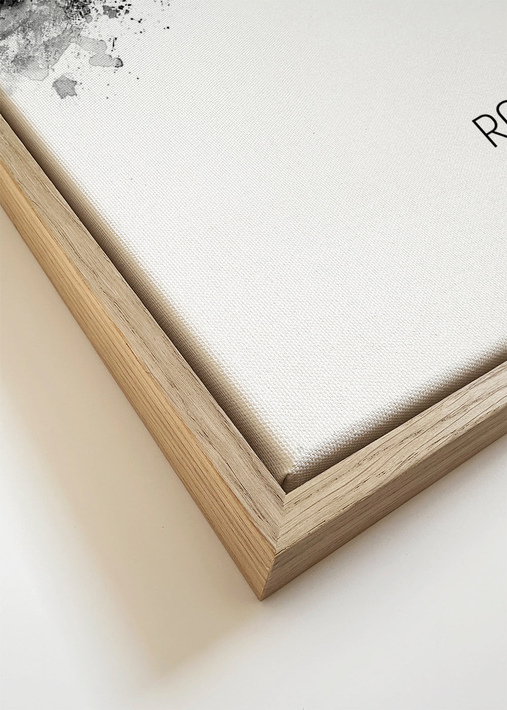 Rome skyline black and white