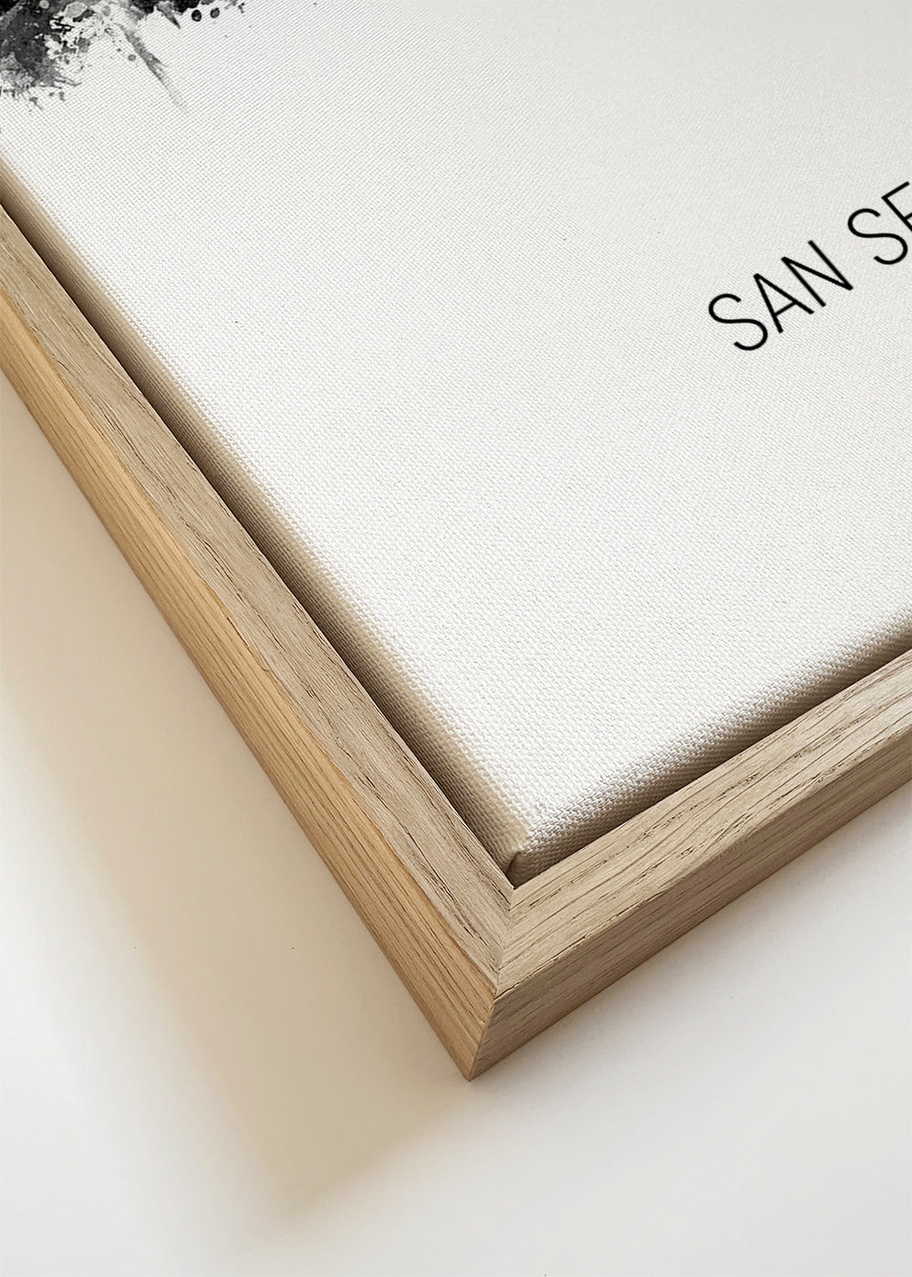 San Sebastián skyline black and white