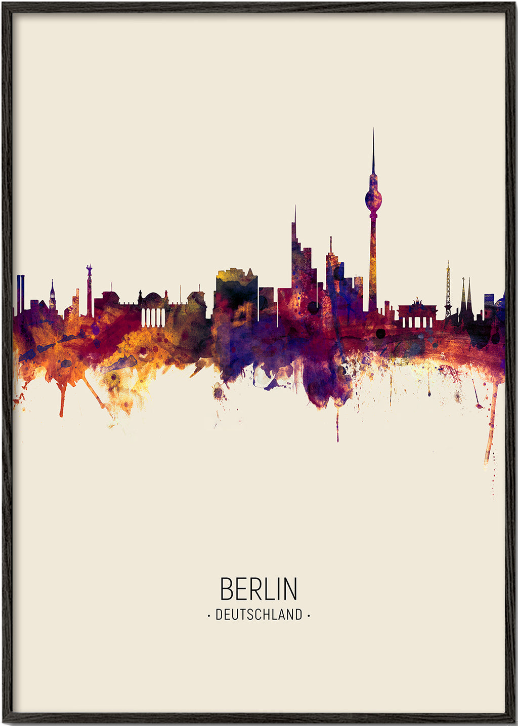 Berlin skyline beige