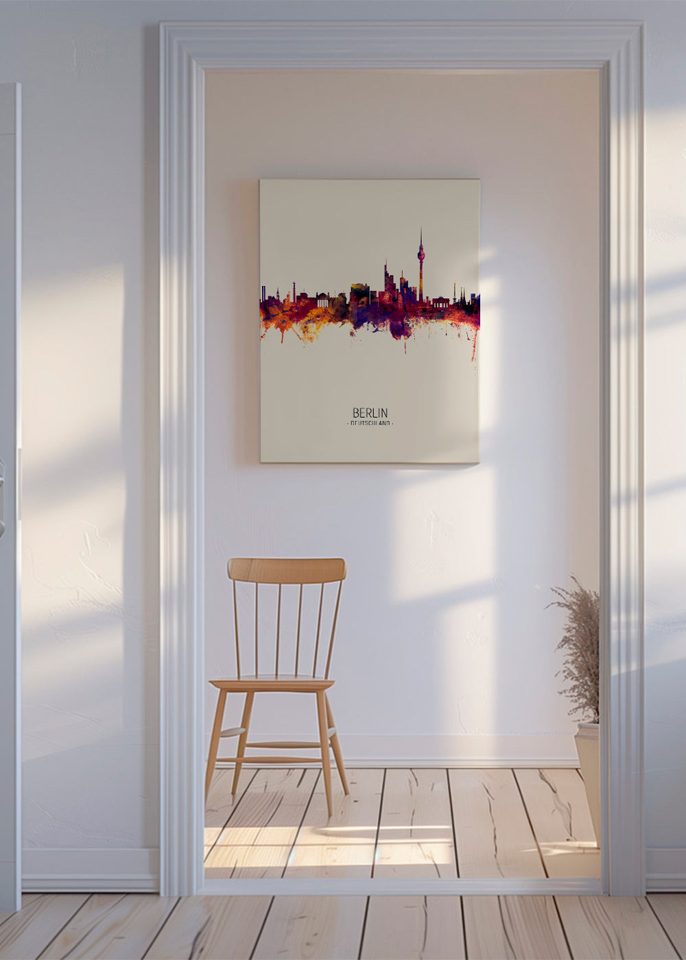 Berlin skyline beige