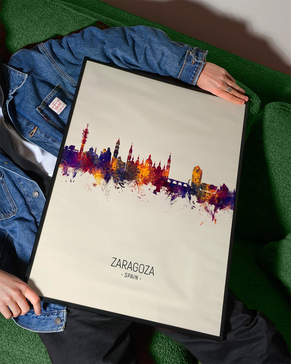 Zaragoza skyline beige