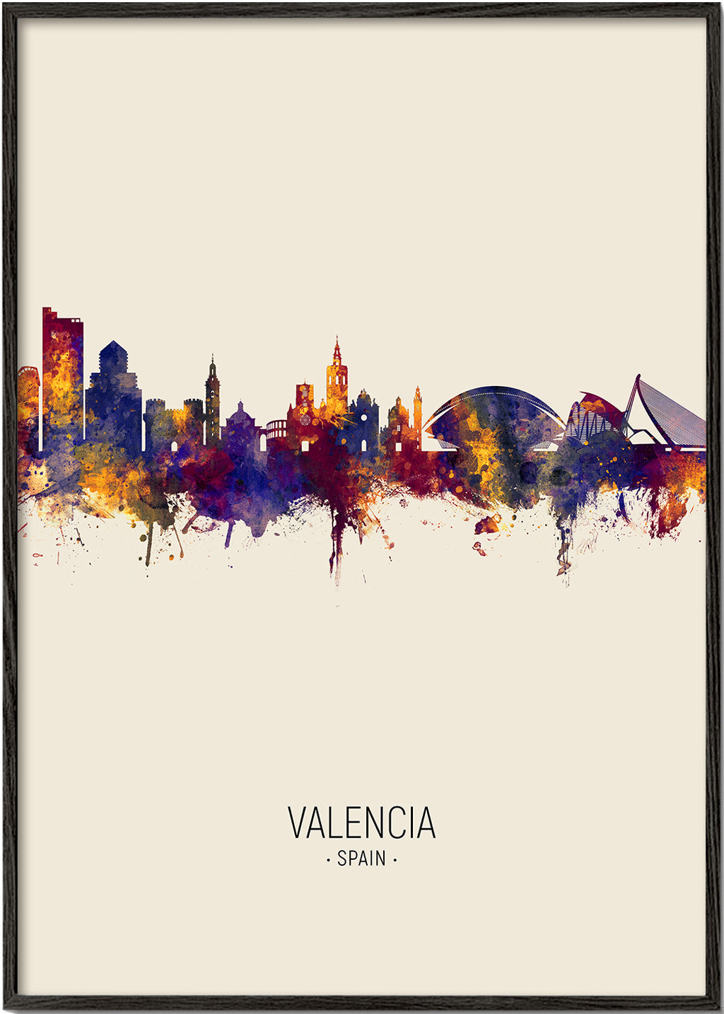 Valencia skyline beige