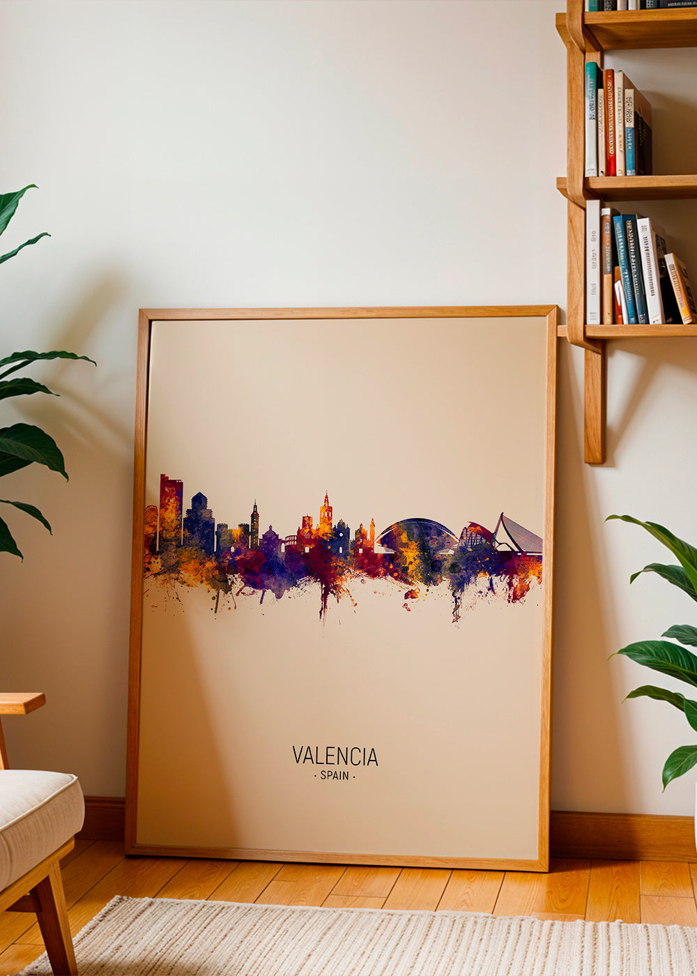 Valencia skyline beige