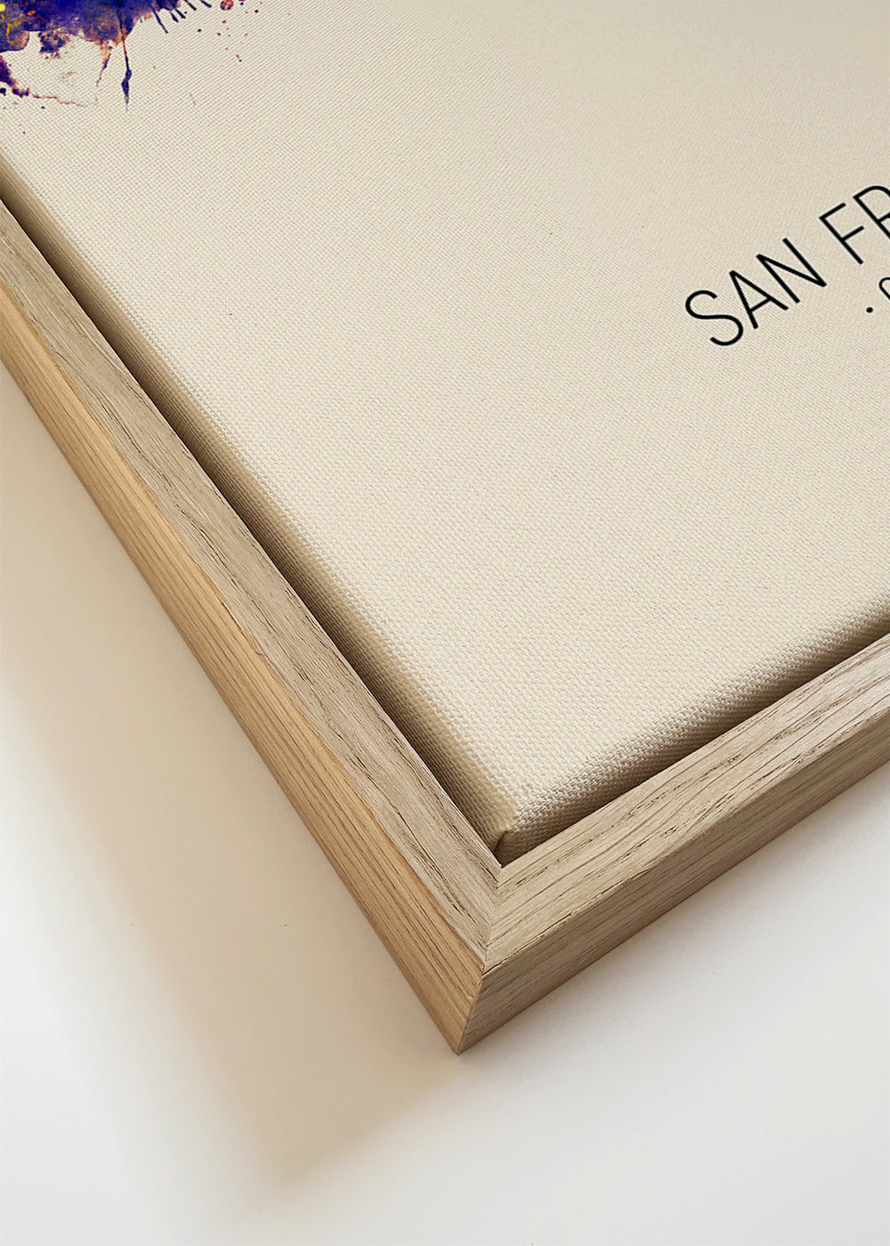 San Francisco skyline beige