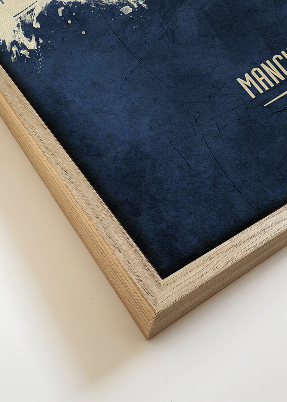 Manchester skyline blue