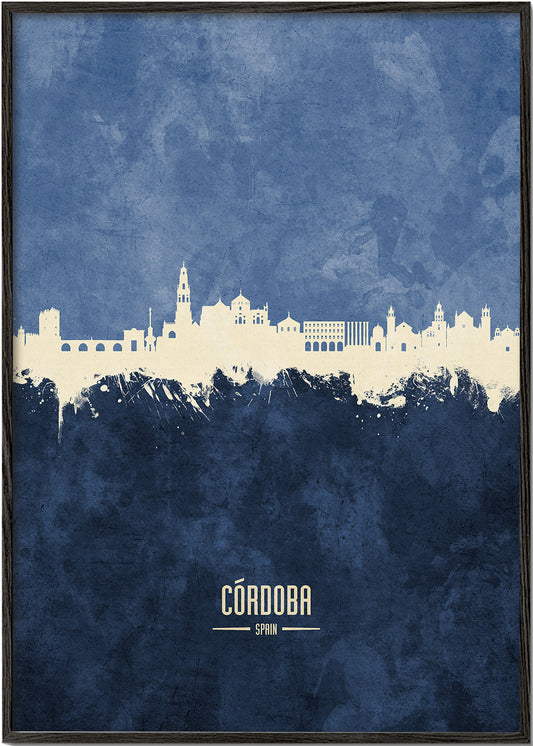 Córdoba skyline blue