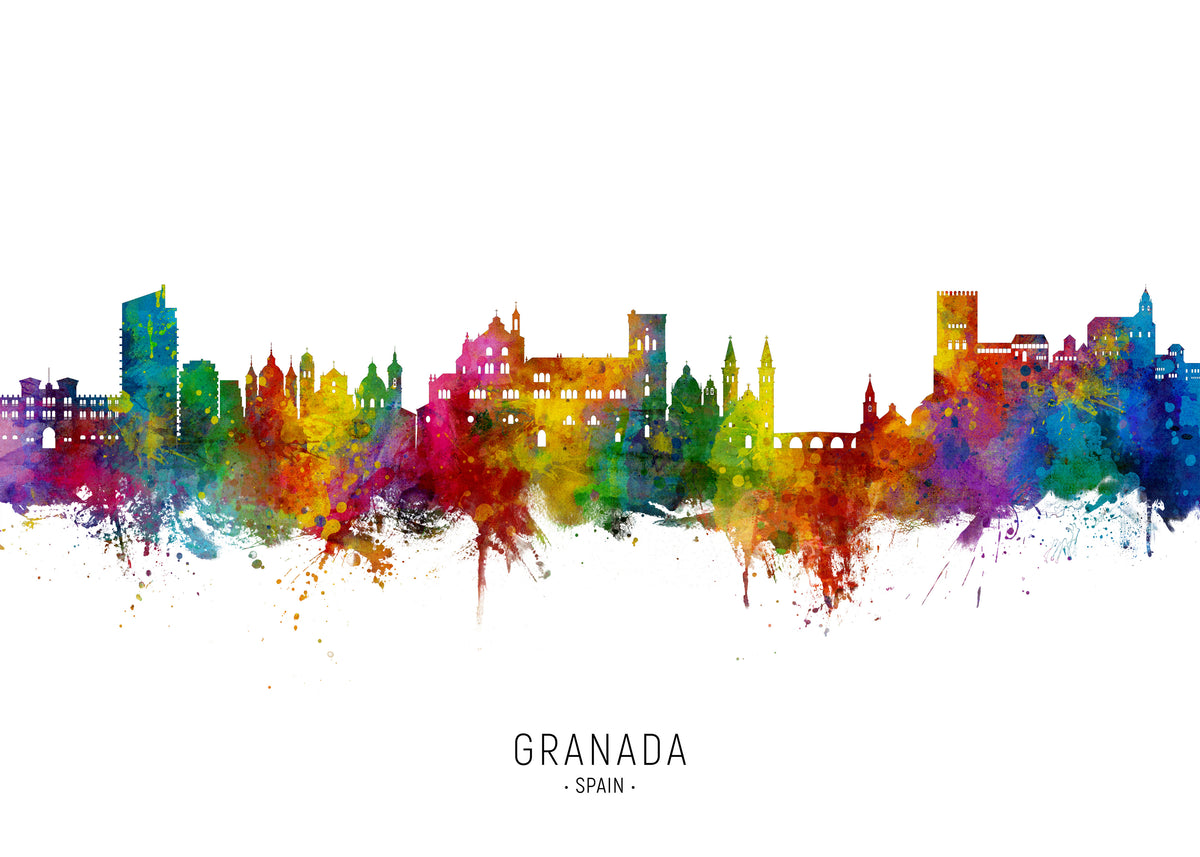 Granada Skyline - Unframed art print