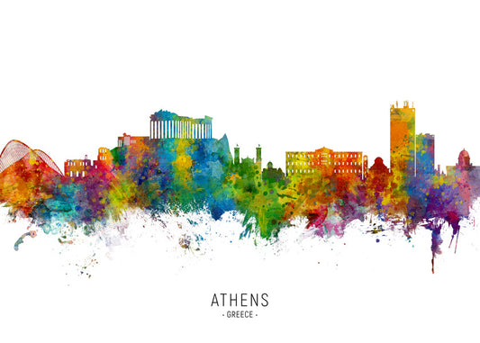 Athens Skyline multicolour