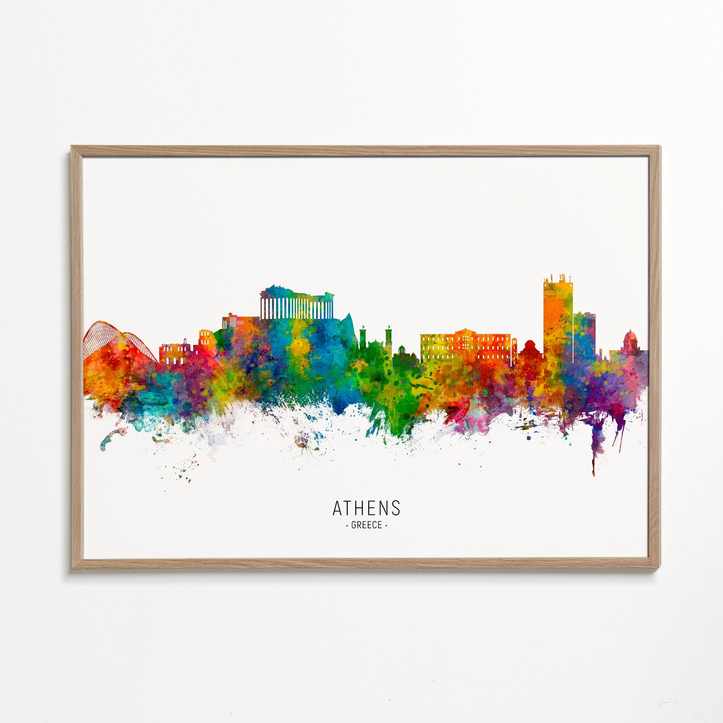 Athens Skyline multicolour