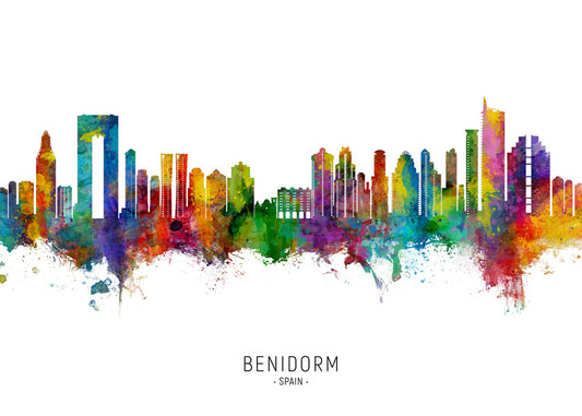 Benidorm Skyline multicolour