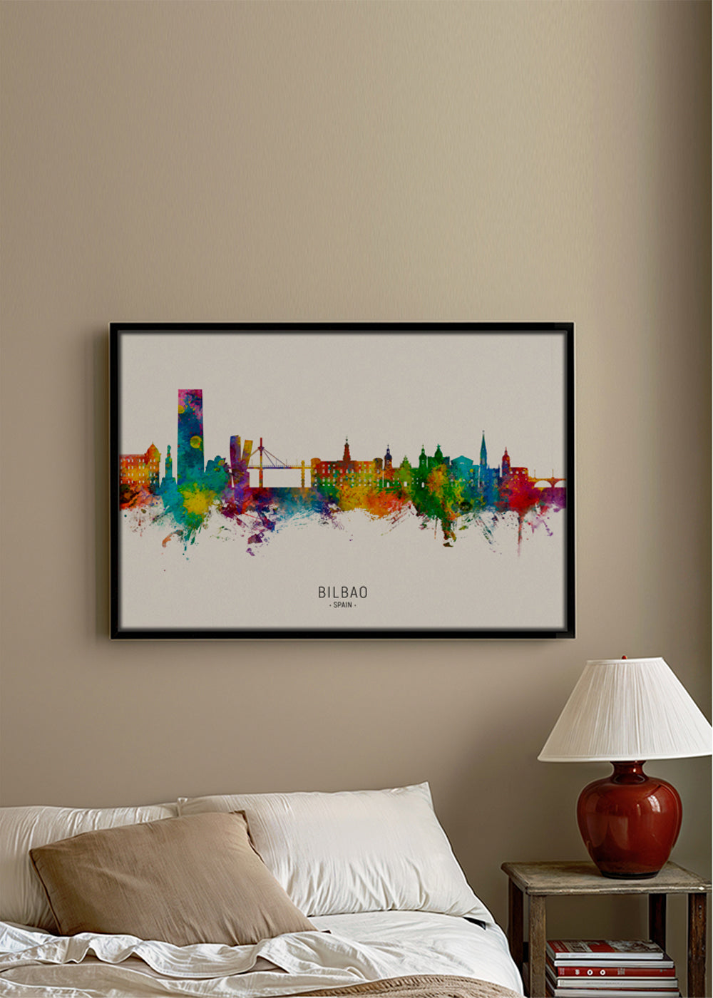Bilbao Skyline multicolour