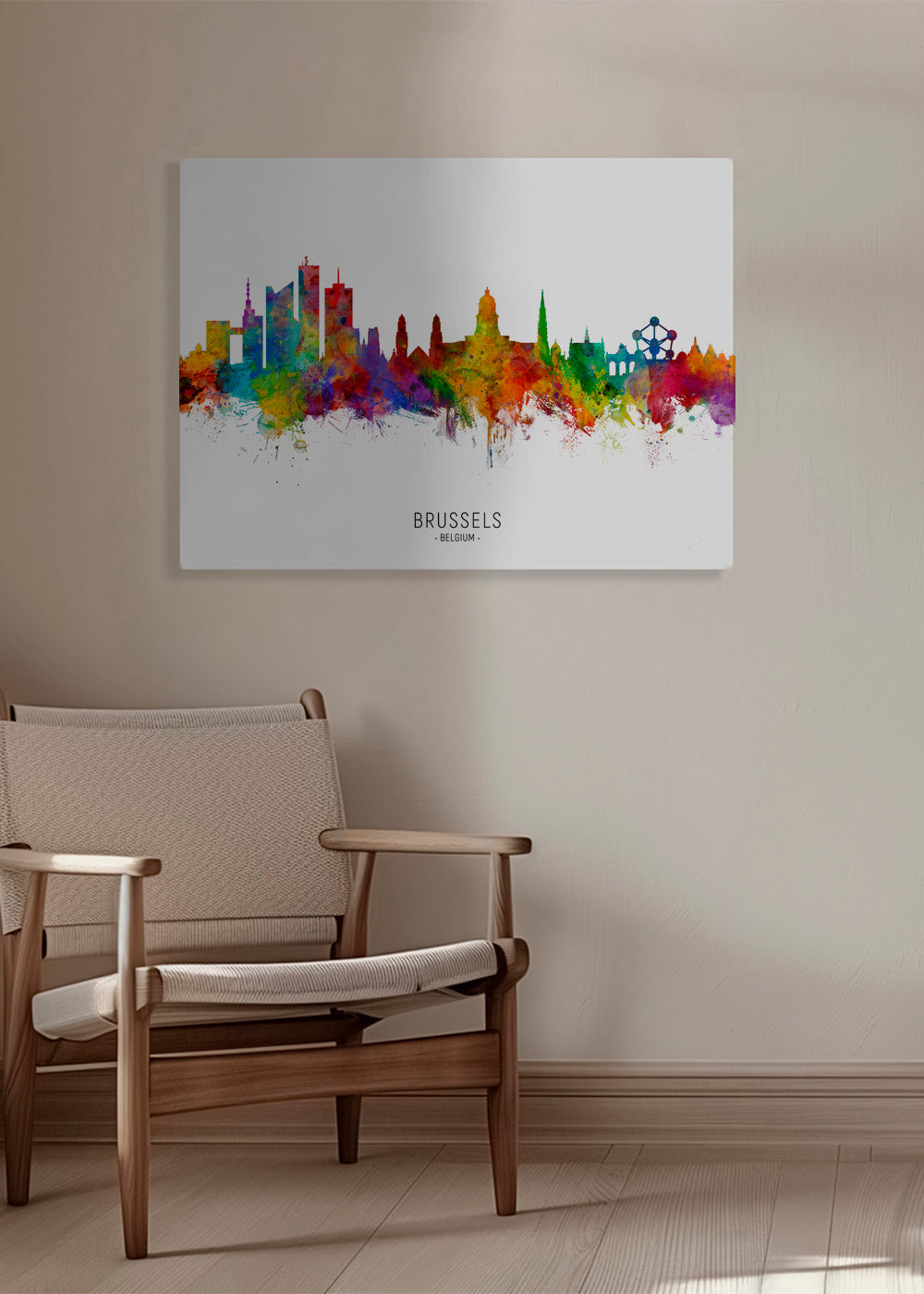 Brussels Skyline multicolour