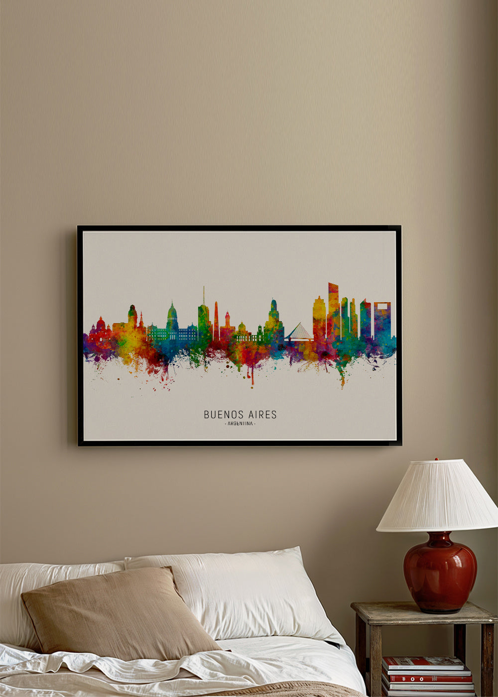 Buenos Aires Skyline multicolour