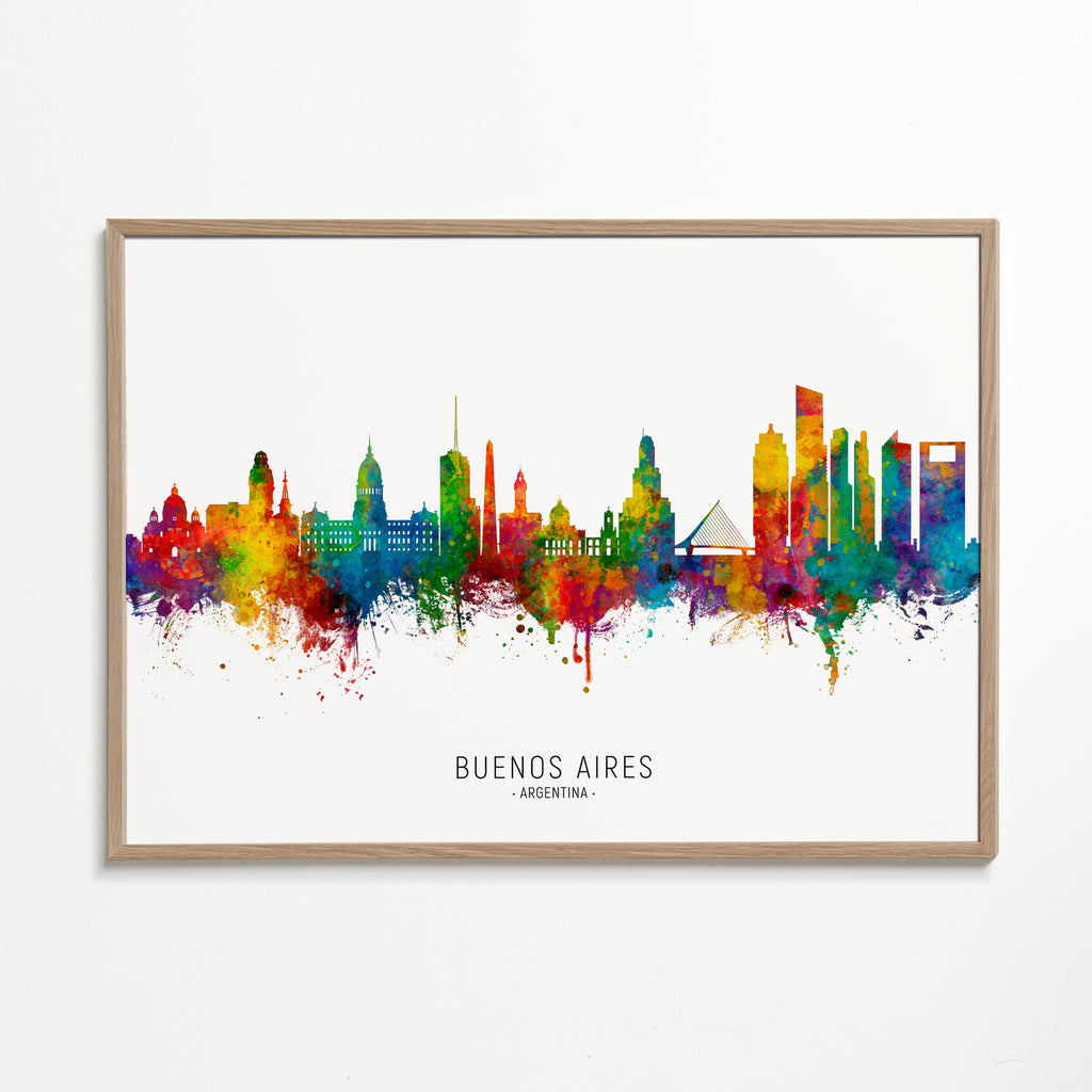 Buenos Aires Skyline multicolour