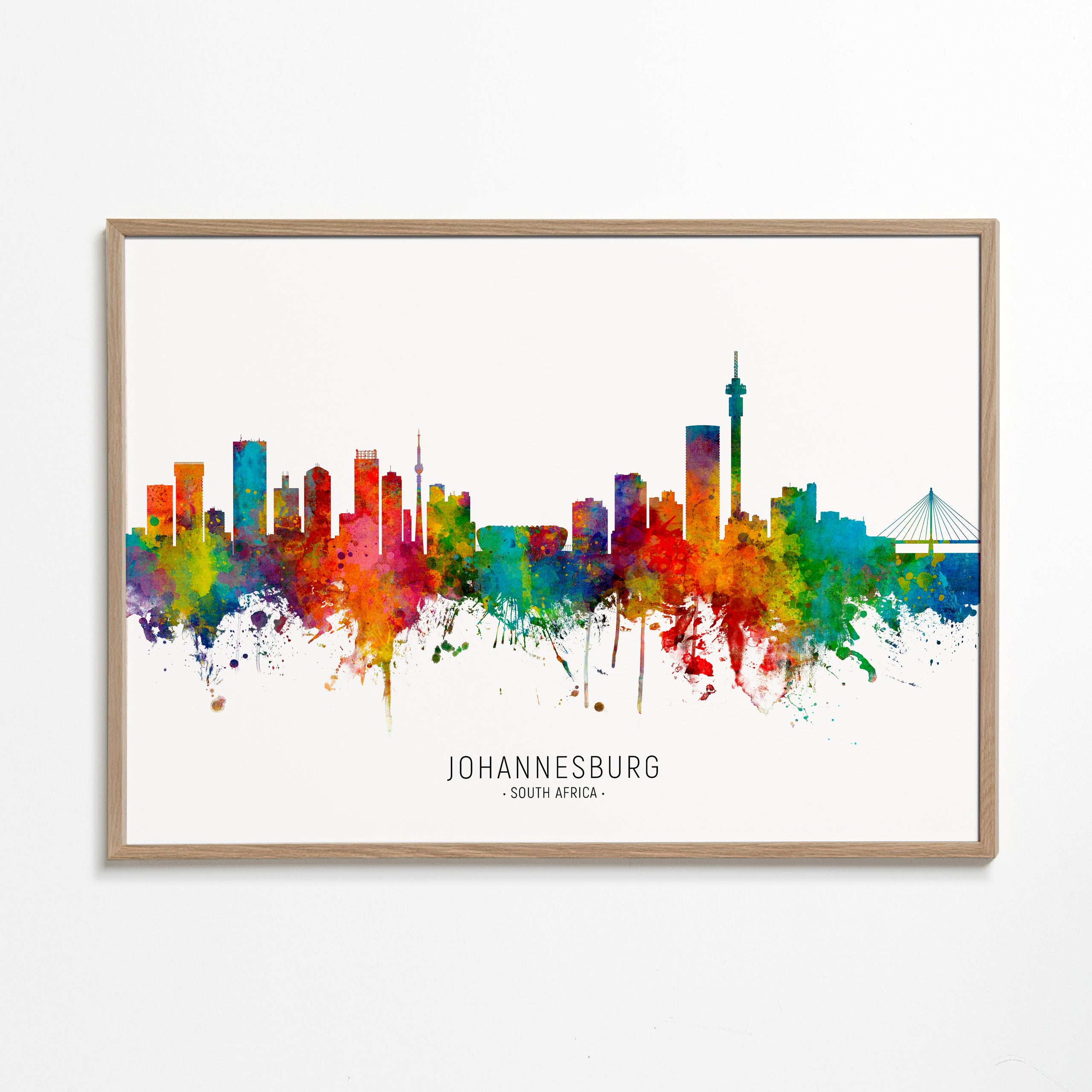 Johannesburg Skyline multicolour