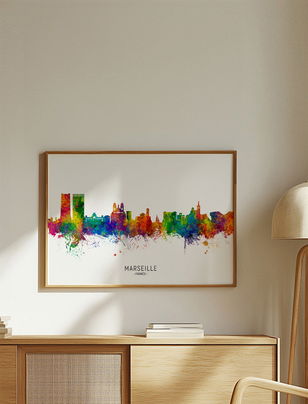 Marseille Skyline multicolour