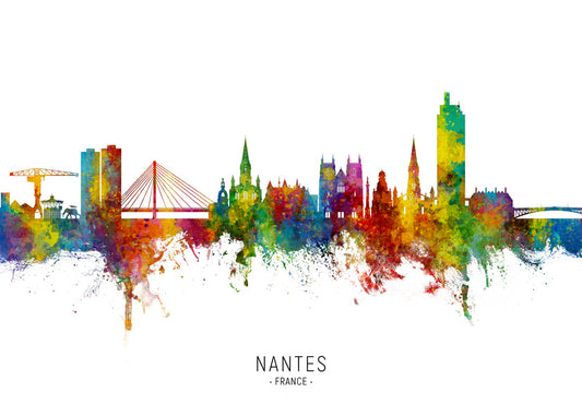 Nantes Skyline multicolour