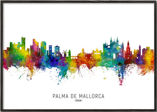 Palma de Mallorca Skyline multicolour