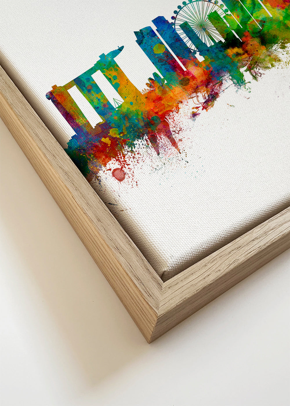 Singapore Skyline multicolour