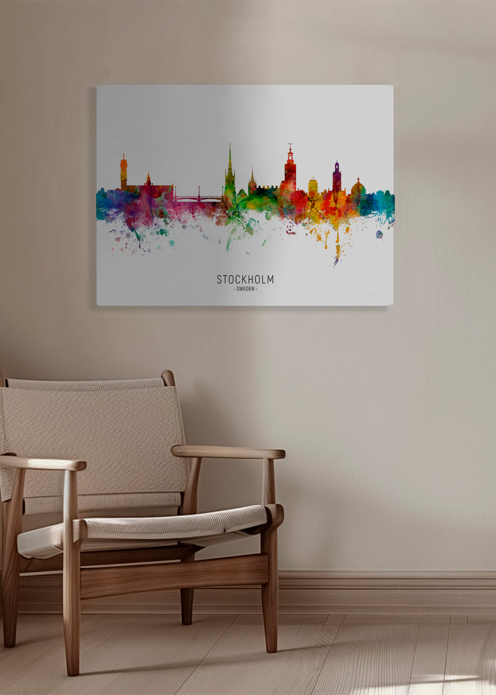 Stockholm Skyline multicolour