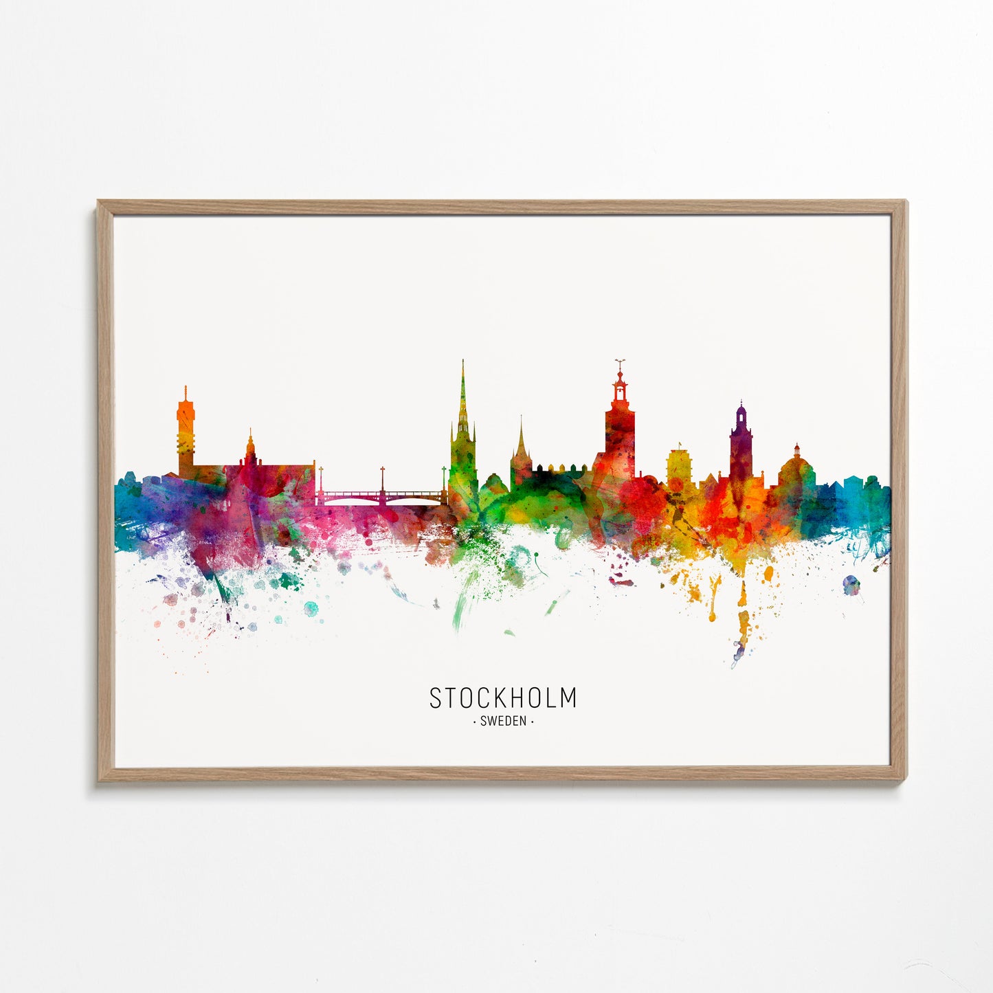 Stockholm Skyline multicolour
