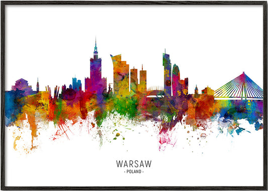 Warsaw Skyline multicolour